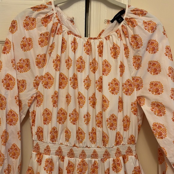 J.Crew Blockprint Smocked Waist Mini Dress - Picture 4 of 8